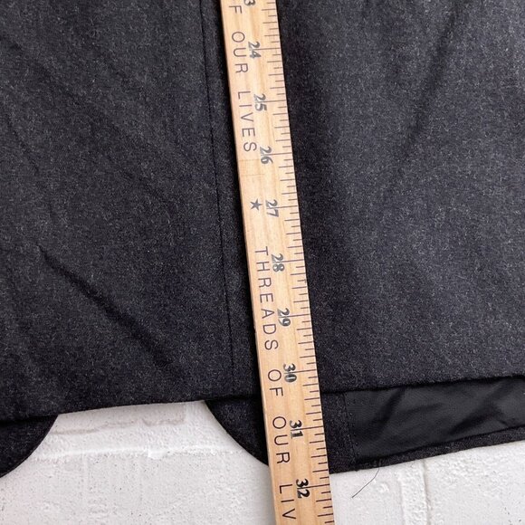 Duca Di Mantova Suit Men 42R 34Wx30L Black Classic Flannel Wool Molteni Gabriele - Picture 12 of 16